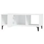 Mesa de centro madera contrachapada blanco 102x50x40 cm de vidaXL, Mesas de centro - Ref: Foro24-812699, Precio: 49,45 €, Des...