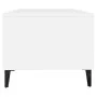 Mesa de centro madera contrachapada blanco 102x50x40 cm de vidaXL, Mesas de centro - Ref: Foro24-812699, Precio: 49,45 €, Des...