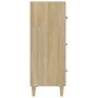 Sideboard aus Sonoma-Eichensperrholz, 70 x 34 x 90 cm von vidaXL, Sideboards - Ref: Foro24-812153, Preis: 87,17 €, Rabatt: %