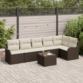 Conjunto de Sofás de Jardín de 6 Piezas con