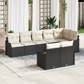 Conjunto de Sofá de Jardín de 8 Piezas con