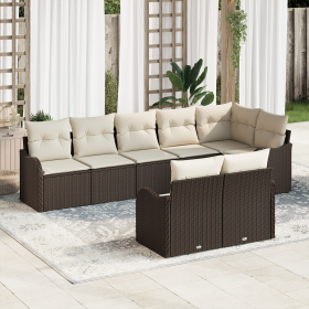 Conjunto de Sofá de Jardín de 8 Piezas con