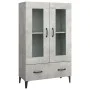Concrete gray plywood sideboard 70x31x115 cm by vidaXL, Sideboards - Ref: Foro24-812559, Price: 96,53 €, Discount: %