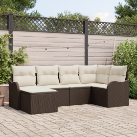Conjunto de Sofás de Jardín de 6 Piezas con