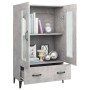 Betongraues Sperrholz-Sideboard 70x31x115 cm von vidaXL, Sideboards - Ref: Foro24-812559, Preis: 97,91 €, Rabatt: %