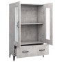 Betongraues Sperrholz-Sideboard 70x31x115 cm von vidaXL, Sideboards - Ref: Foro24-812559, Preis: 97,91 €, Rabatt: %