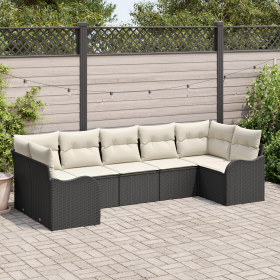 Conjunto de Sofá de Jardín de 7 Piezas con