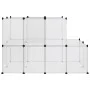 Kleintierkäfig PP und transparenter Stahl 142x74x93 cm von vidaXL, Käfige und Lebensräume für Kleintiere - Ref: Foro24-340574...