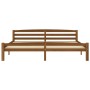 Estructura de cama madera maciza pino marrón miel 200x200 cm de vidaXL, Camas y somieres - Ref: Foro24-322081, Precio: 109,64...