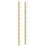 Wandflaschenhalter für 12 Flaschen, goldener Eisenrahmen. von vidaXL, Weinregale - Ref: Foro24-340880, Preis: 44,87 €, Rabatt: %