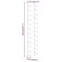Botellero de pared para 12 botellas hierro dorado by vidaXL, Wine racks - Ref: Foro24-340880, Price: 44,87 €, Discount: %
