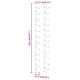Wandflaschenhalter für 12 Flaschen, goldener Eisenrahmen. von vidaXL, Weinregale - Ref: Foro24-340880, Preis: 45,69 €, Rabatt: %