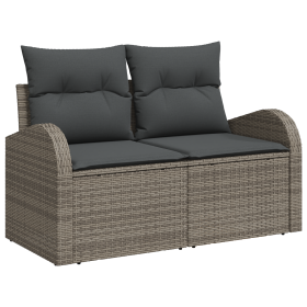 Juego de Sofá de Jardín de 6 Piezas con Cojines Gris Poliratán von , Outdoor-Sofas - Ref: Foro24-3354588, Preis: 459,75 €, Ra...