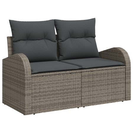 Juego de Sofá de Jardín de 6 Piezas con Cojines Gris Poliratán von , Outdoor-Sofas - Ref: Foro24-3354588, Preis: 459,75 €, Ra...