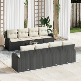 Comprar Juego de Sofá de Jardín de 9 Piezas con