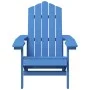 Silla de jardín Adirondack HDPE azul agua de vidaXL, Sillas de jardín - Ref: Foro24-318640, Precio: 181,89 €, Descuento: %