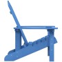 Silla de jardín Adirondack HDPE azul agua de vidaXL, Sillas de jardín - Ref: Foro24-318640, Precio: 186,05 €