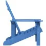 Silla de jardín Adirondack HDPE azul agua de vidaXL, Sillas de jardín - Ref: Foro24-318640, Precio: 181,89 €, Descuento: %