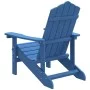 Silla de jardín Adirondack HDPE azul agua de vidaXL, Sillas de jardín - Ref: Foro24-318640, Precio: 181,89 €, Descuento: %