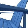 Silla de jardín Adirondack HDPE azul agua de vidaXL, Sillas de jardín - Ref: Foro24-318640, Precio: 181,89 €, Descuento: %
