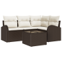 Conjunto de Sofá de Jardín de 4 Piezas con Cojines Gris Poliratán von , Outdoor-Sofas - Ref: Foro24-3354697, Preis: 364,82 €,...