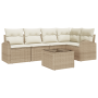 Conjunto de Sofás de Jardín de 6 Piezas con Cojines Marrón de Polirratán von , Outdoor-Sofas - Ref: Foro24-3354720, Preis: 44...