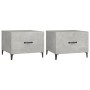 Couchtisch Metall Beine 2 Stück Grau Beton 50x50x40 cm von vidaXL, Couchtisch - Ref: Foro24-812735, Preis: 63,55 €, Rabatt: %