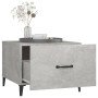 Center table with metal legs 2 units gray concrete 50x50x40 cm by vidaXL, Coffee table - Ref: Foro24-812735, Price: 63,55 €, ...