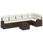 Juego de Sofá de Jardín de 6 Piezas con Cojines Ratán Poliéster Gris by , Outdoor sofas - Ref: Foro24-3354737, Price: 483,69 ...