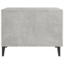 Couchtisch Metall Beine 2 Stück Grau Beton 50x50x40 cm von vidaXL, Couchtisch - Ref: Foro24-812735, Preis: 63,55 €, Rabatt: %