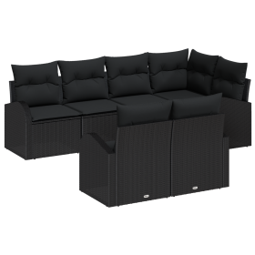 Conjunto de Sofá de Jardín de 7 Piezas con