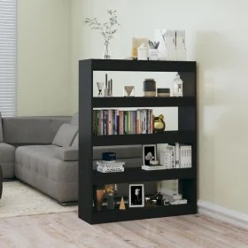 Bücherregal/Raumteiler schwarz 100x30x135 cm von vidaXL, Bücherregale und Regale - Ref: Foro24-811755, Preis: 70,06 €, Rabatt: %