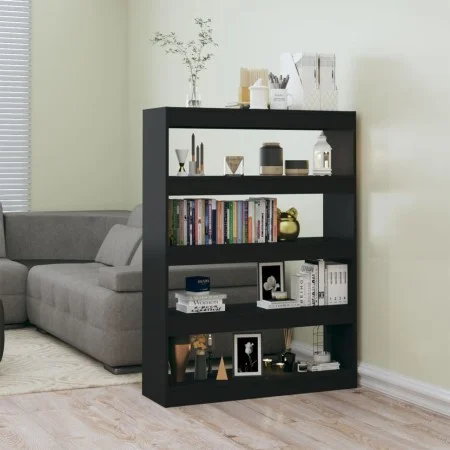 Black shelving/space divider 100x30x135 cm by vidaXL, Bookcases and shelves - Ref: Foro24-811755, Price: 70,06 €, Discount: %