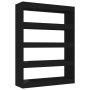 Black shelving/space divider 100x30x135 cm by vidaXL, Bookcases and shelves - Ref: Foro24-811755, Price: 70,86 €, Discount: %