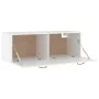 Weißer Wandschrank aus Sperrholz, 100 x 36,5 x 35 cm von vidaXL, Schließfächer und Lagerschränke - Ref: Foro24-812951, Preis:...