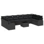 Conjunto de Sofás de Jardín de 11 Piezas con Cojines Beige de Poliratán von , Outdoor-Sofas - Ref: Foro24-3354902, Preis: 691...