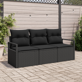 Comprar Conjunto de Sofá de Jardín de 3 Piezas