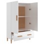 Sperrholz Sideboard glänzend weiß 70x31x115cm von vidaXL, Sideboards - Ref: Foro24-812534, Preis: 98,55 €, Rabatt: %