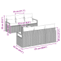 Conjunto de Sofá de Jardín de 7 Piezas con Cojines Beige de Ratán Poliéster by , Outdoor sofas - Ref: Foro24-3354940, Price: ...