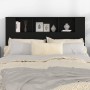 Mueble cabecero negro 140x18,5x104,5 cm de vidaXL, Cabeceros y pies de cama - Ref: Foro24-811926, Precio: 63,44 €, Descuento: %