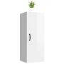 Wall-mounted hanging cabinet in glossy white wood, 34.5x34x90 cm. by vidaXL, Shelves and shelves - Ref: Foro24-812444, Price:...