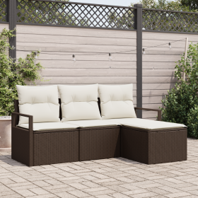 Comprar Juego de Sofá de Jardín de 4 Piezas con