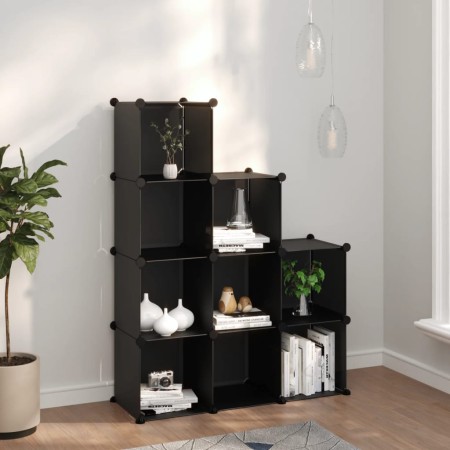 Würfelregal mit 9 Fächern, schwarz, PP von vidaXL, Schuhregale und Schuhorganisatoren - Ref: Foro24-340547, Preis: 50,76 €, R...