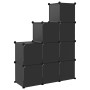 Würfelregal mit 9 Fächern, schwarz, PP von vidaXL, Schuhregale und Schuhorganisatoren - Ref: Foro24-340547, Preis: 50,76 €, R...