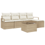 Juego de Sofá de Jardín de 6 Piezas con Cojines Brown Poliratán von , Outdoor-Sofas - Ref: Foro24-3355020, Preis: 457,42 €, R...