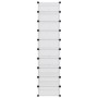 Transparent PP shoe rack 44x32x174 cm by vidaXL, Shoe racks and shoe organizers - Ref: Foro24-340561, Price: 58,12 €, Discoun...