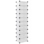 Transparent PP shoe rack 44x32x174 cm by vidaXL, Shoe racks and shoe organizers - Ref: Foro24-340561, Price: 58,12 €, Discoun...