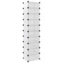 Transparent PP shoe rack 44x32x174 cm by vidaXL, Shoe racks and shoe organizers - Ref: Foro24-340561, Price: 57,20 €, Discoun...