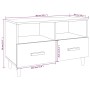 Mueble para TV madera contrachapada blanco 80x36x50 cm