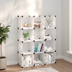 Cube shelving with 12 transparent PP compartments by vidaXL, Shoe racks and shoe organizers - Ref: Foro24-340550, Price: 52,9...